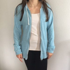 light blue jacket